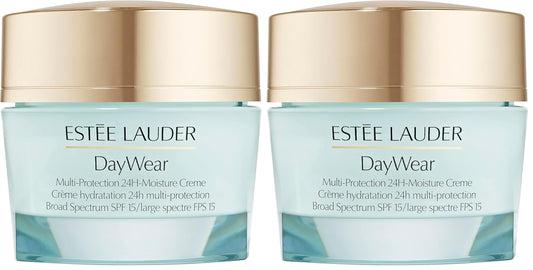Estée Lauder DayWear Multi-Protection Cream - Anti-Aging Moisturizer with SPF 15 | 1.7 oz (Pack of 2)