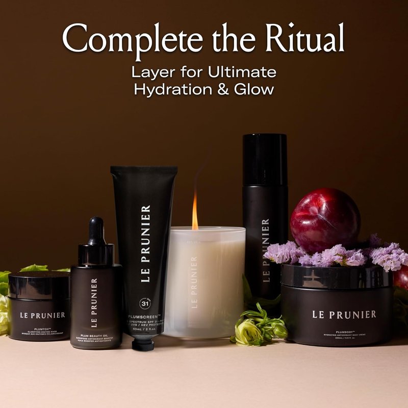 Le Prunier Plumbody™ Firming & Hydrating Body Cream - Vegan Antioxidant Lotion with Midnight Muir® Plum Extract | 6.8 fl oz