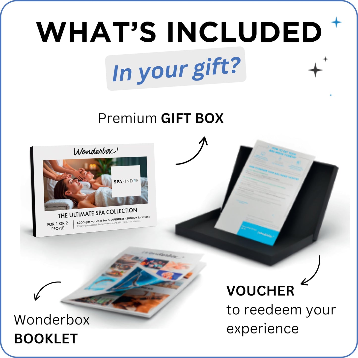 Wonderbox - Experience Gift - Spa Experience Gift with Spa Finder