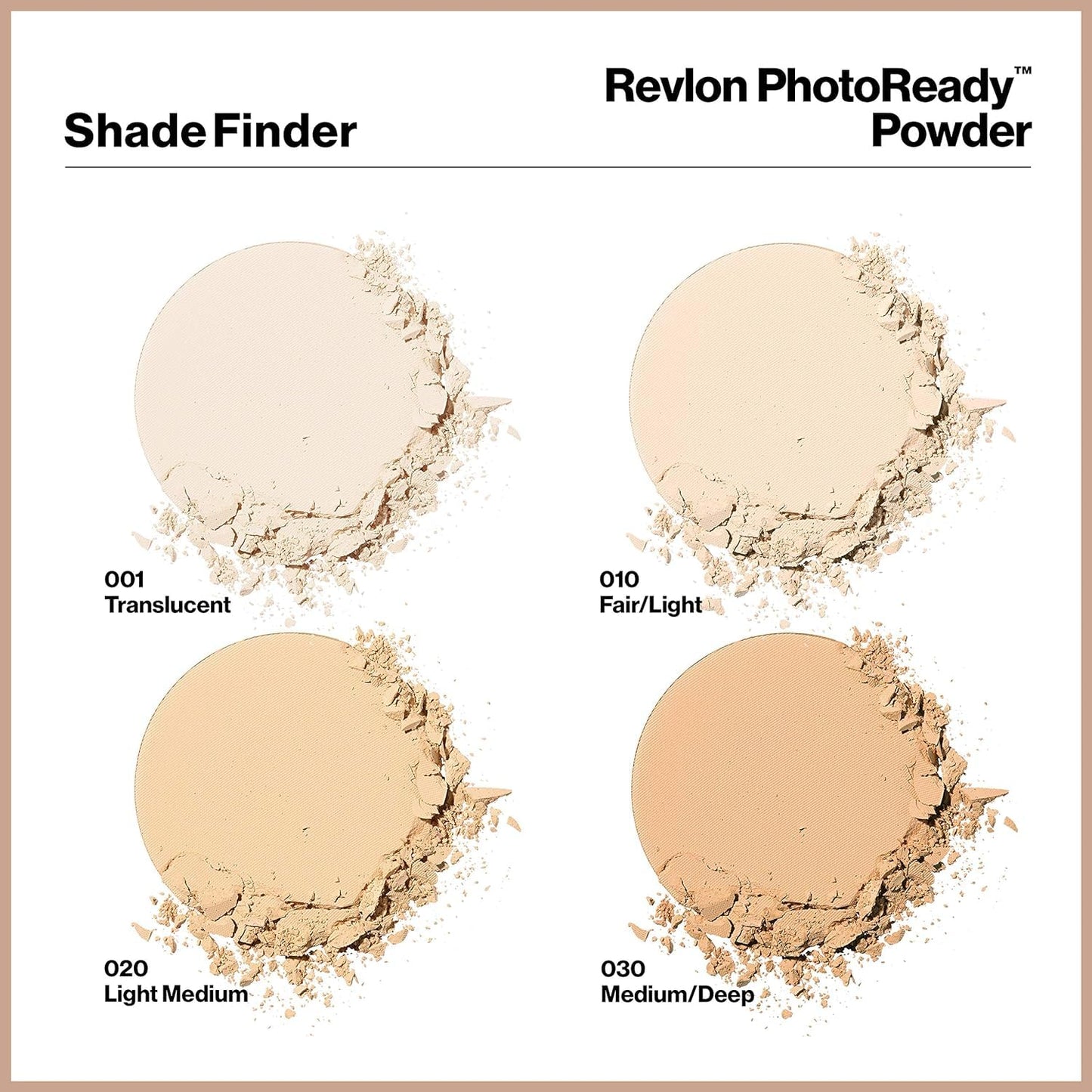 Revlon PhotoReady Light Medium Powder [020] - 0.25 oz, 3-Pack for Flawless Finish