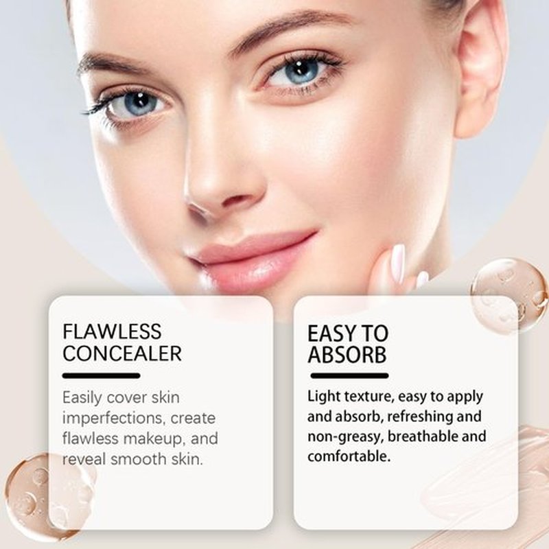 Ownawant Crema De Maquillaje,Moisturizing Concealer Smooth Tone Up Cream,Ownawant Makeup Cream (2pcs, 1)
