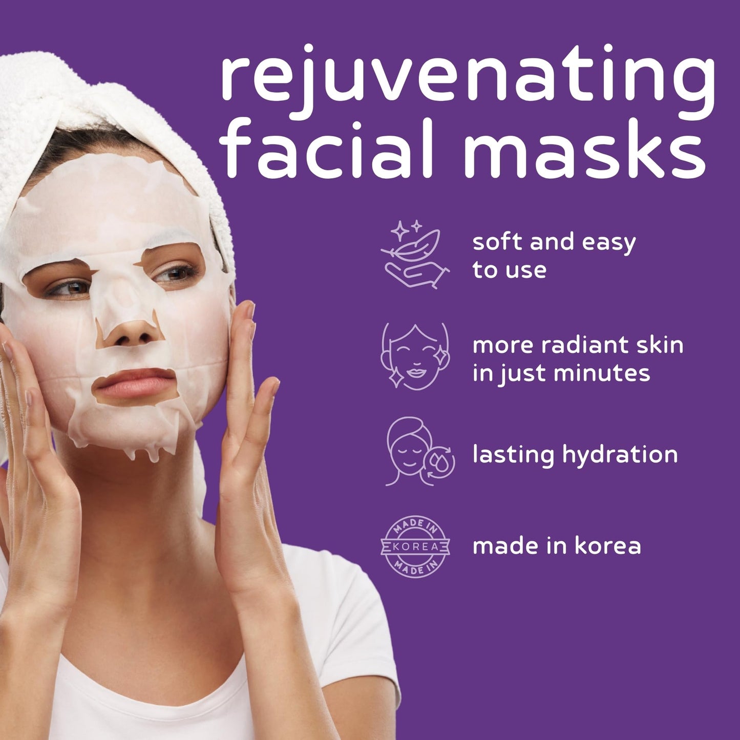 PB & JAY Acai Berry Sheet Mask | Korean Face Mask (1 Count)