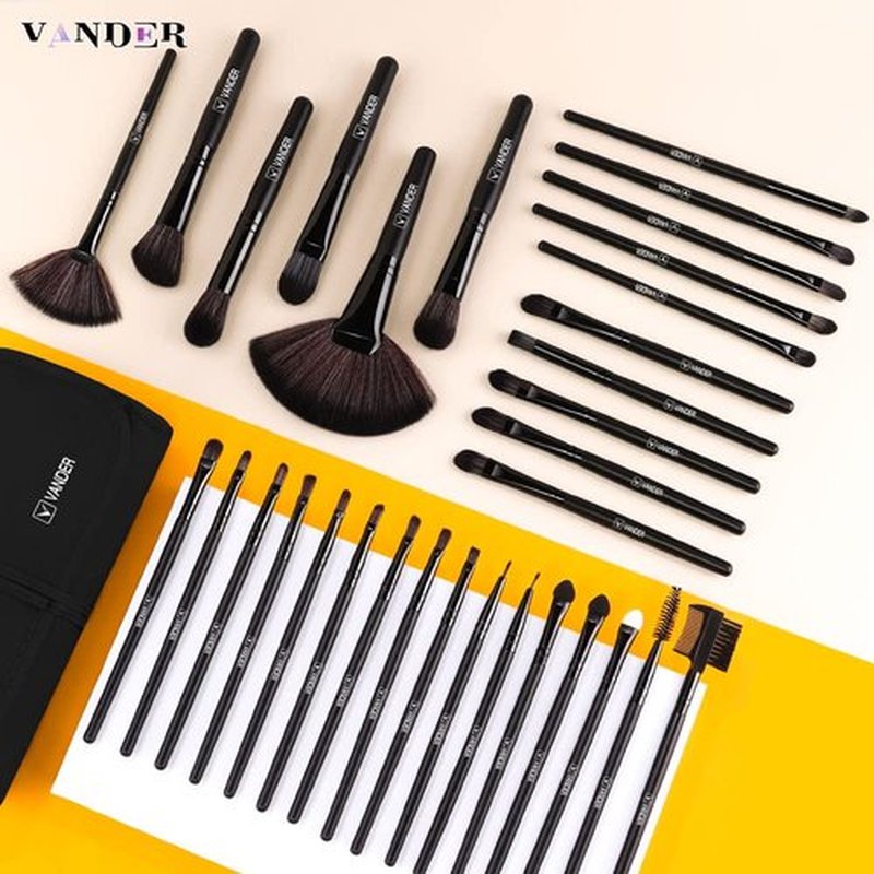 Make up Brushes, VANDER Professional 32pcs Makeup Brush Set, Makeup Brushes Set Foundation Blending Cosmetic Brush Set Kit,Black