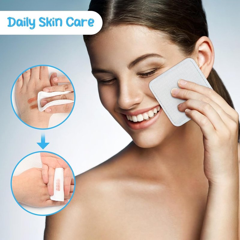 Premium Exfoliating Cotton Pads - 240 Count, Extra-Soft & Lint-Free for Makeup Removal | Ideal for Face, Lips, Eyes