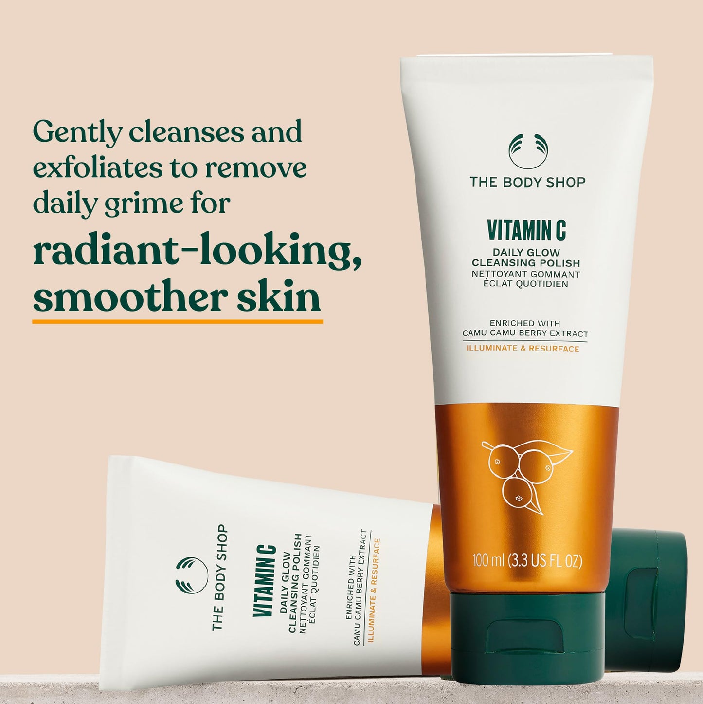 The Body Shop Vitamin C Daily Glow Cleansing Polish, 4.2 Ounce