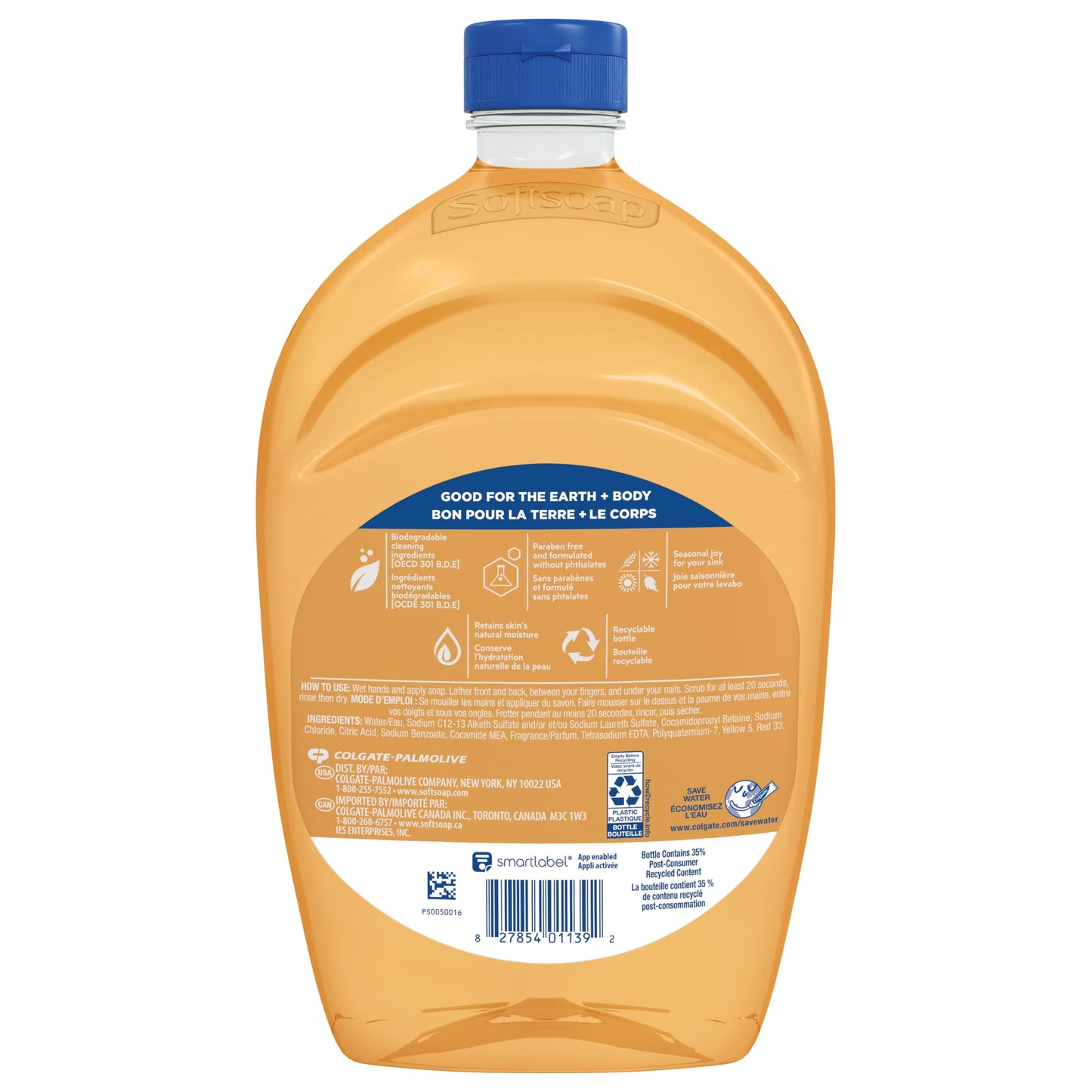 Soft Soap Limited Edition Sugar Cookie Liquid Hand Soap, Kitchen or Bathroom Hand Soap, 1-50 oz Refill Bottles, 50Fl Oz Total (Sugar Cookie - 1-Pack)