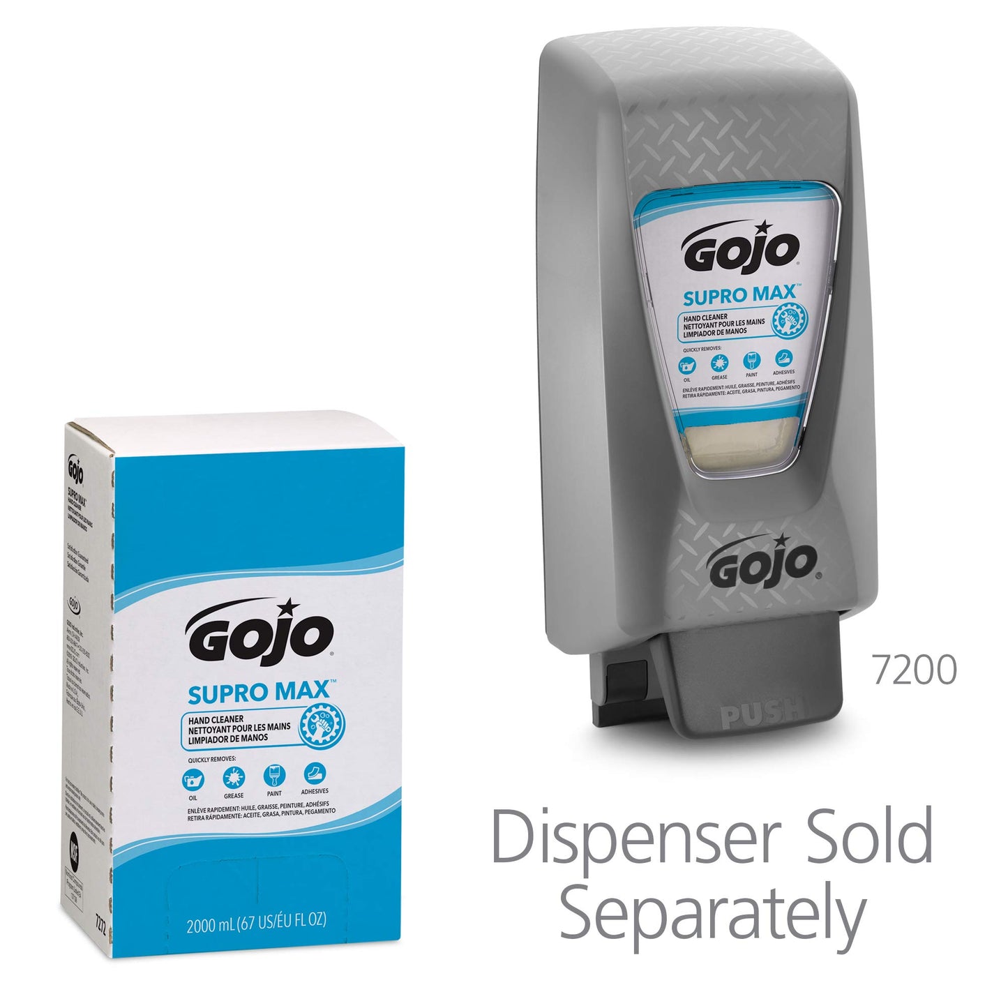 Gojo PRO TDX Supro Max Hand Cleaner Refill, Citrus, 1ct x 2000 mL-7272-04