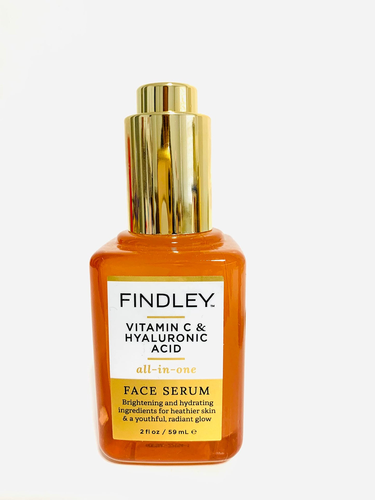 Bundle of Findley Face Serum Vitamin C and Hyaluronic Acid & Eye Serum, 2 items. NO BOX