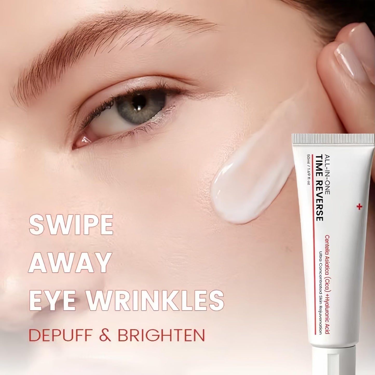 WWNTUWL 2PCS All-In-One Time Reverse Cream, Deeply Moisturizes and Nourishes the Skin, Nourishing, Hydrates, Firms & Reduces Wrinkles with Centella Asiatica (Cica), Collagen & Hyaluronic Acid
