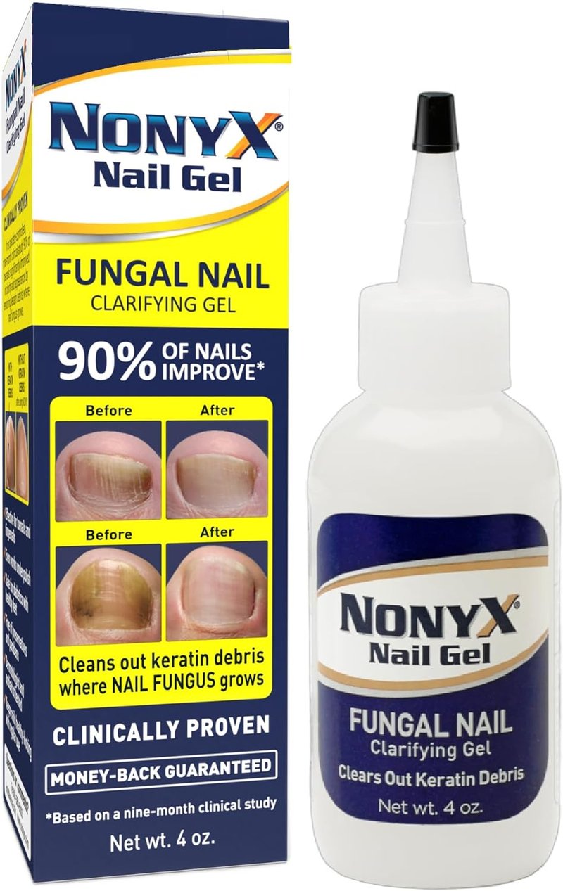NONYX Fungal Nail Clarifying Gel - Clinically Proven Treatment for Discolored, Thick, and Brittle Toenails | 90% Improvement Rate