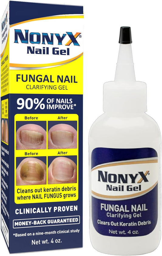 NONYX Fungal Nail Clarifying Gel - Clinically Proven Treatment for Discolored, Thick, and Brittle Toenails | 90% Improvement Rate