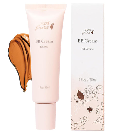 BB Cream for Radiant Skin - Full Face Coverage & Glow | Shimmery Youth Tan with Warm Golden Undertone - 1 Fl Oz