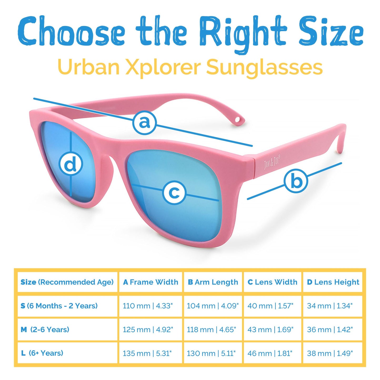 JAN & JUL Baby Girl Sunglasses with Strap, Flexible Soft Frames, Mirrored UV400 Lenses (S: 6 Months-2 Years, Peachy Pink Aurora)