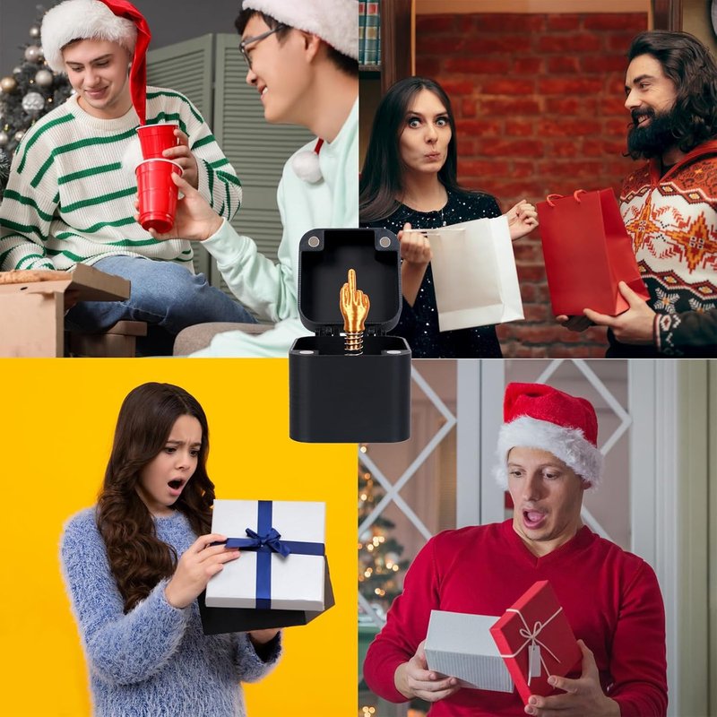 Funny Birthday Gifts for Men - Quirky Gag Gifts & Office Prank Gift Box | Unique Christmas Present for Adults
