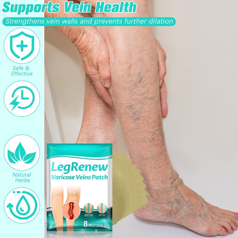 Varicose Veins Patch - 2PCS Natural Treatment for Legs | All Skin Types