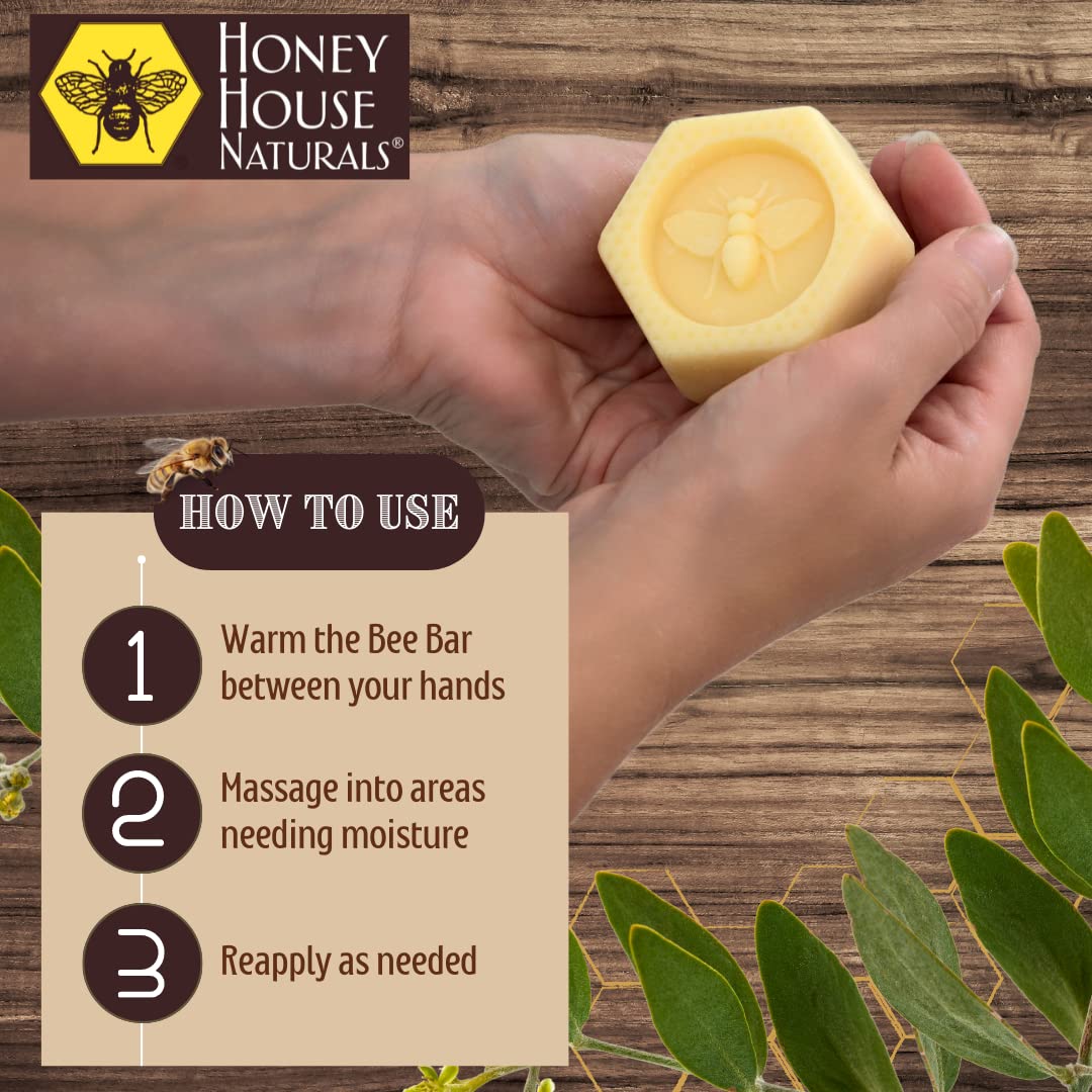 Honey House Naturals Large and Small Bee Bar Duo (Peppermint)