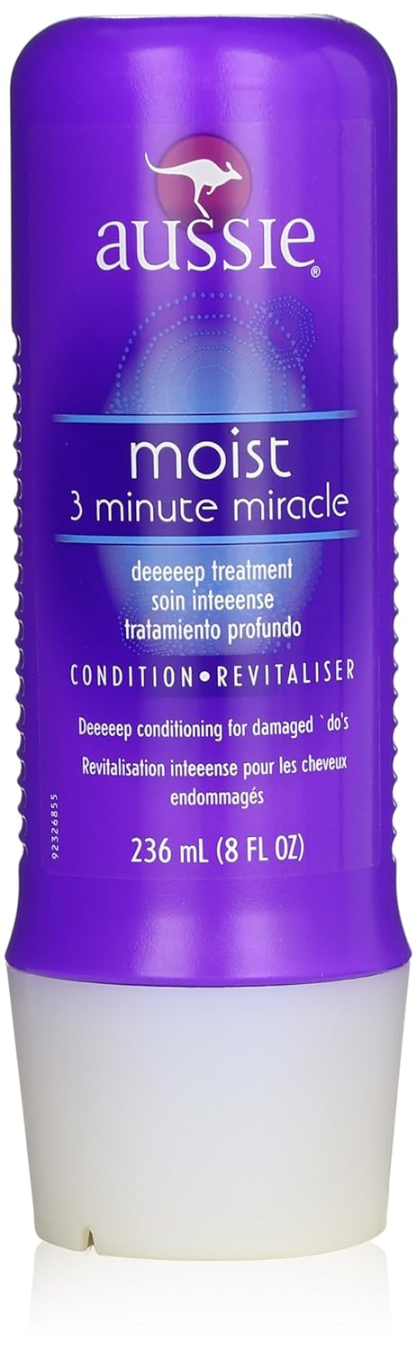 Moist 3-Minute Miracle Deep Conditioner - 8 oz (Pack of 6) for Silky Hair