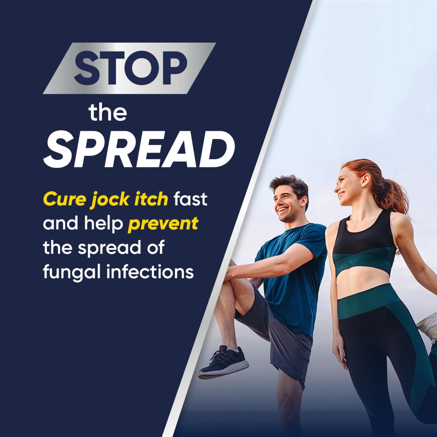 Lamisil Jock Itch Antifungal Spray, 1 Week Jock Itch Treatment, Clinically Proven Fast and Effective Symptom Relief of Itching, Burning, Redness, 4.2 oz (120 g)
