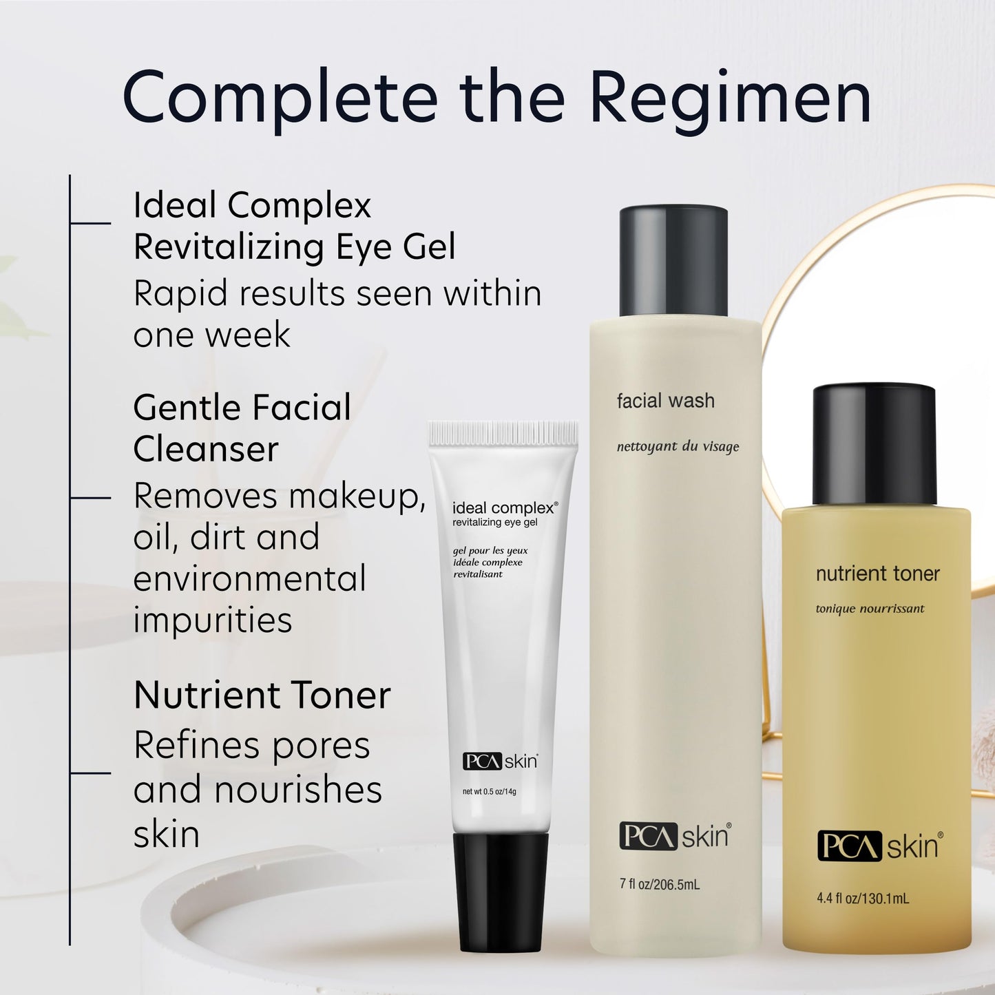 PCA SKIN Ideal Complex Revitalizing Eye Gel, Under Eye Serum, 0.5 oz