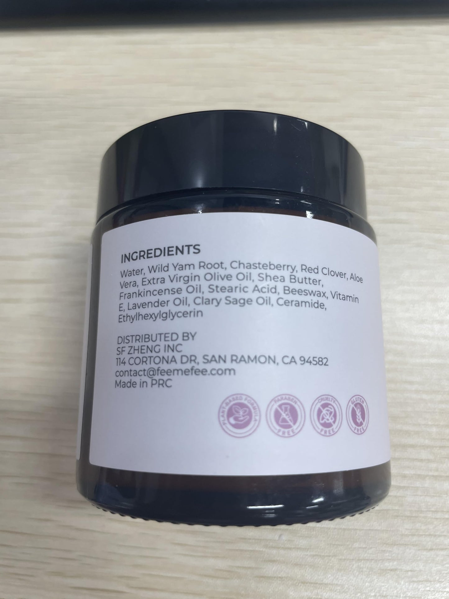 Wild Yam Cream 4oz, Organic Balancing Cream for Women, Deep Nourishment and Hydration, Made With Wild Yam Root, Chaste Tree Berry and Red Clover