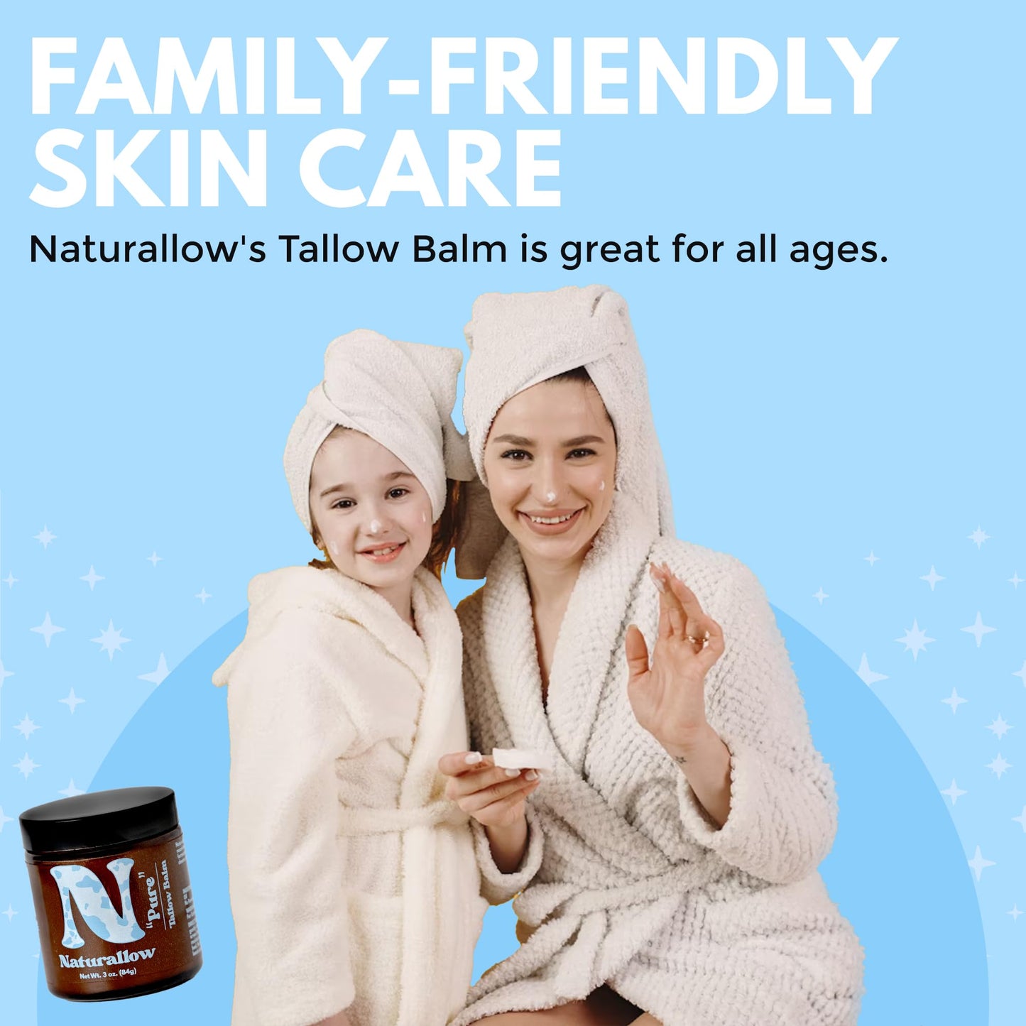 Handmade Multi-Purpose 100% Grass Fed & Finished Tallow Balm for Skin - Organic Grapefruit and Lemon Scented Tallow Balm For Dry Skin