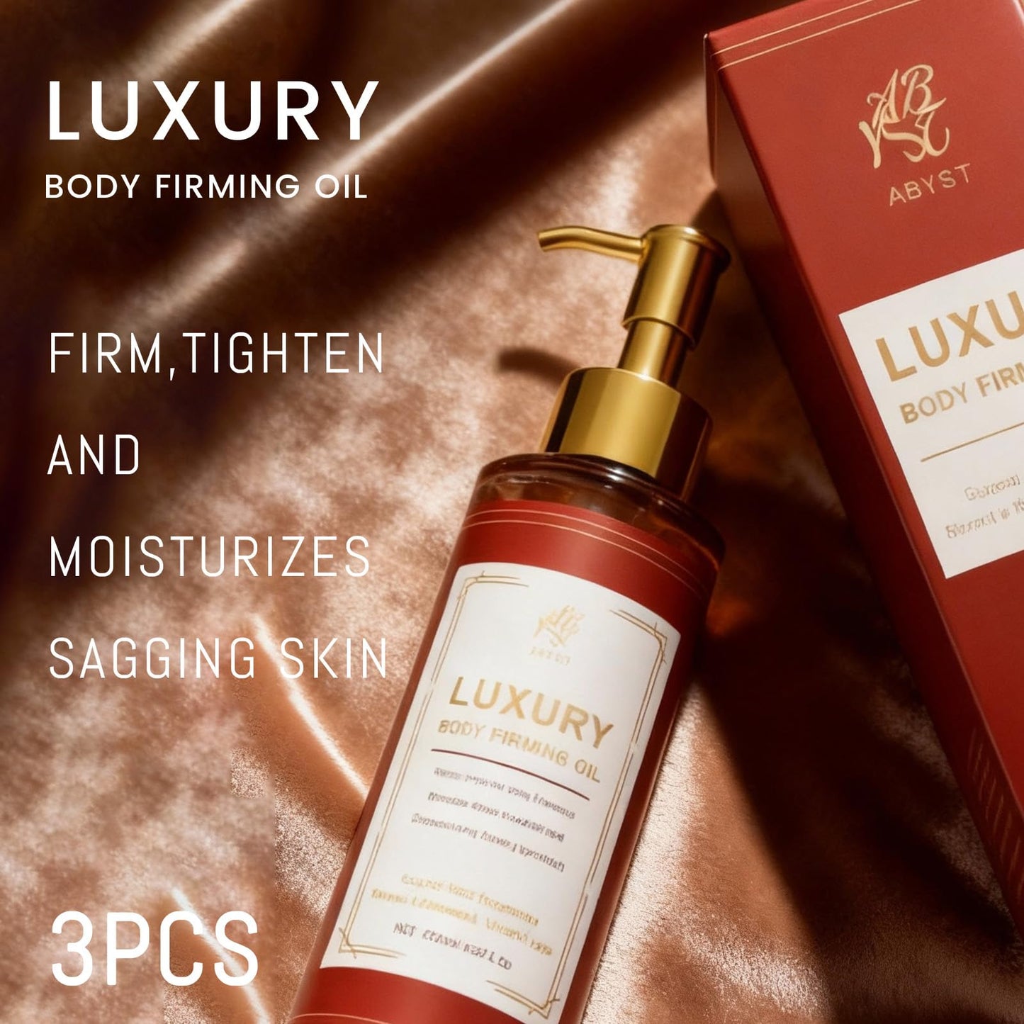 Body Firming Oil - Luxury Toning & Tightening Treatment for Crepey Skin - Hydrating, Nourishing Elixir to Improve Skin Texture & Elasticity - 120ml (3)