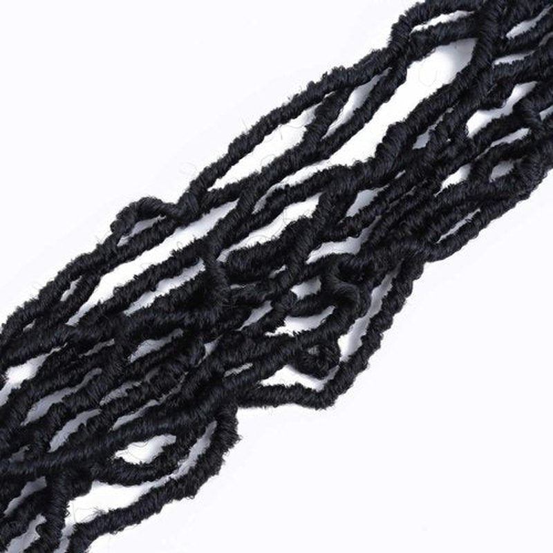 7 Packs 30 Inch Faux Locs Crochet Hair for Black Women Soft Locs Crochet Hair for Butterfly Locs Curly Wavy Goddess Locs Crochet Loc Hair (30 inch(pack of 7), 1B)