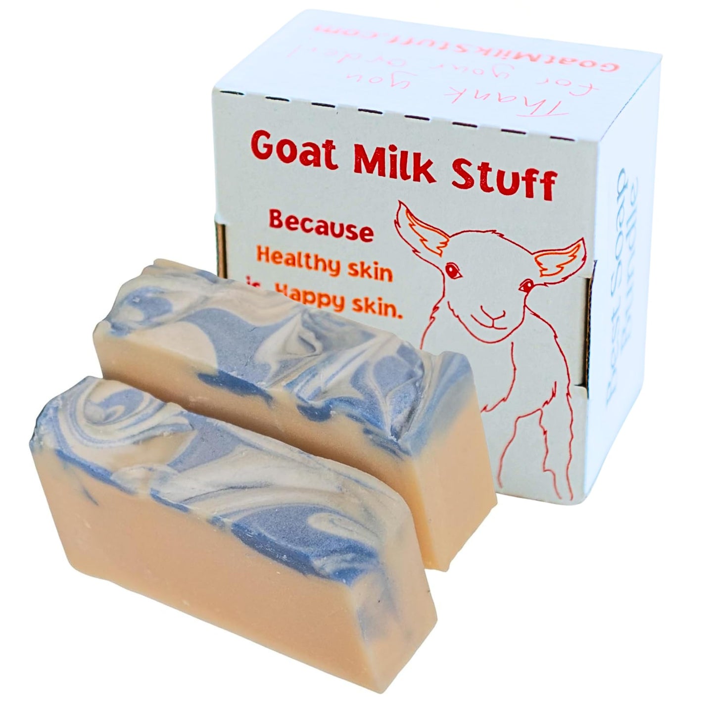 Goat Milk Stuff Goat Milk Soap - OCEAN SOAP | Handmade All-Natural, Goat Milk Soap Bars for Dry Skin Relief, Body & Face Wash for Men and Women, Bar Soap (Box of 2)