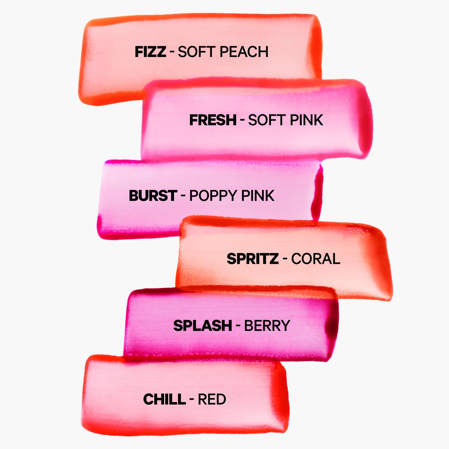 Milk Makeup Cooling Water Jelly Tint – Sheer Lip + Cheek Stain with Vegan Collagen, Seawater + Aloe – Hydrating, Long-Lasting, Buildable Lip Tint + Blush – 5-Pack, 0.17 oz Each