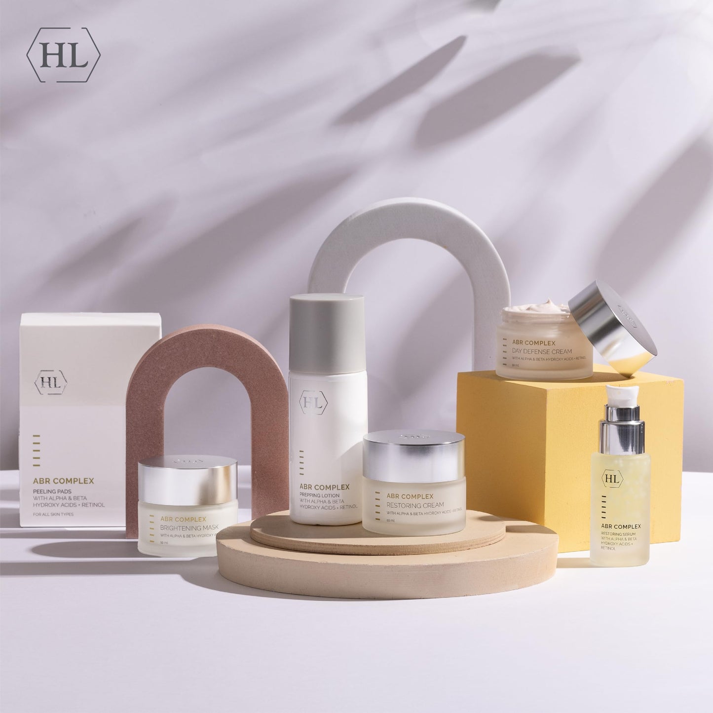 HL Holy Land Cosmetics ABR Complex Restoring Night Cream with Retinol, Alpha Hydroxy Acids and Salicylic Acid, 1.7 fl.oz