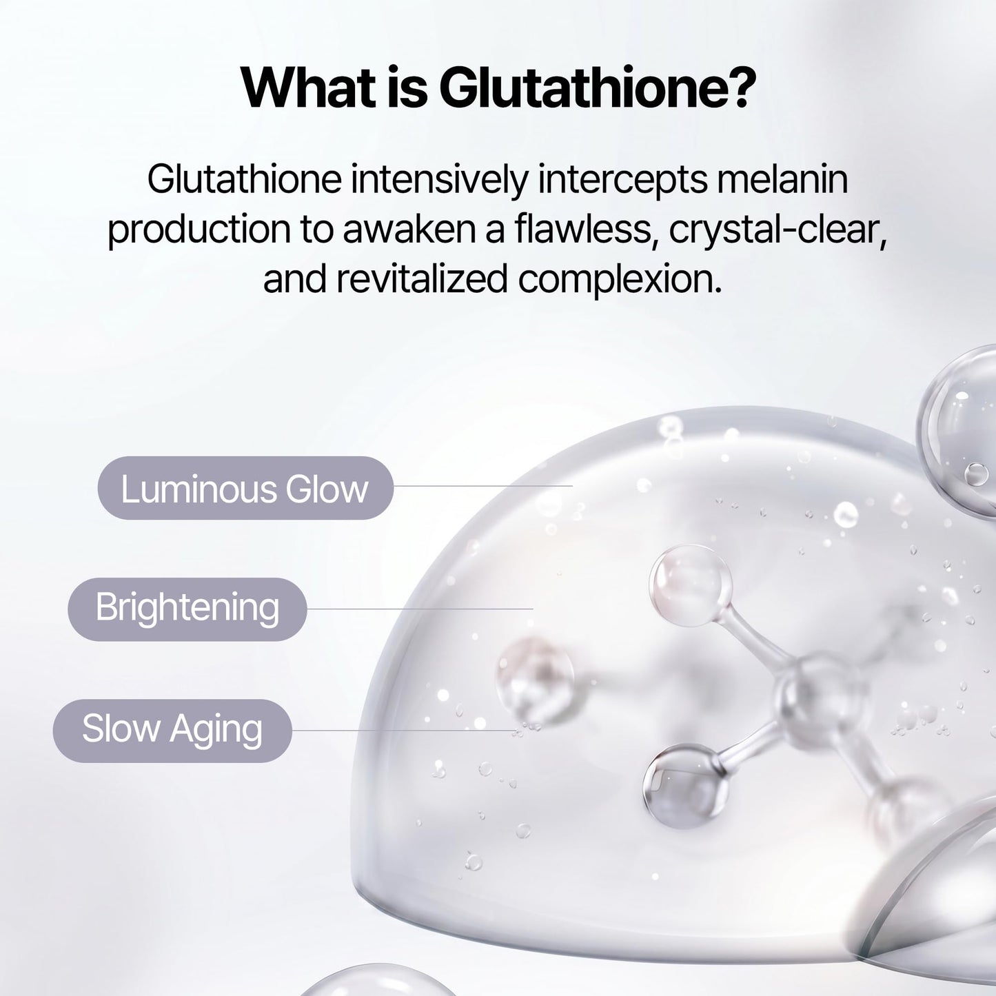 AIDA Glutathione Brightening Facial Mask, Glow Skin & Dark Spot Care, 99.4% Pure Glutathione Liposomes, Hydrating Korean Sheet Mask for Uneven Skin Tone, Korea Skincare,1.34oz(38g) 4EA