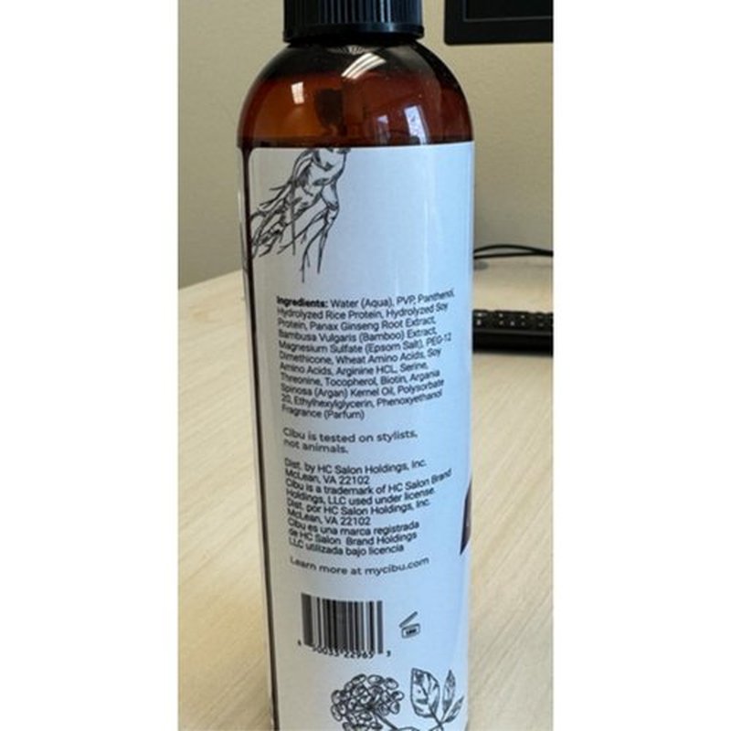 CIBU Volume Lift Texture Spray | Nutrient-Rich Volumizing Spray with Rice Soy Protein, Ginseng, Bamboo Extract & Natural Salts | 8oz