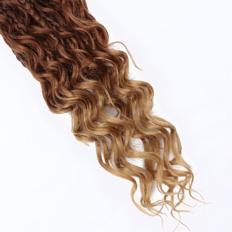 14 Inch Goddess Box Braids Crochet Hair for Black Women 8 Packs Crochet Box Braids Pre-looped Boho Box Braids Crochet Braids Synthetic Braiding Hair Extension 1b/30/27