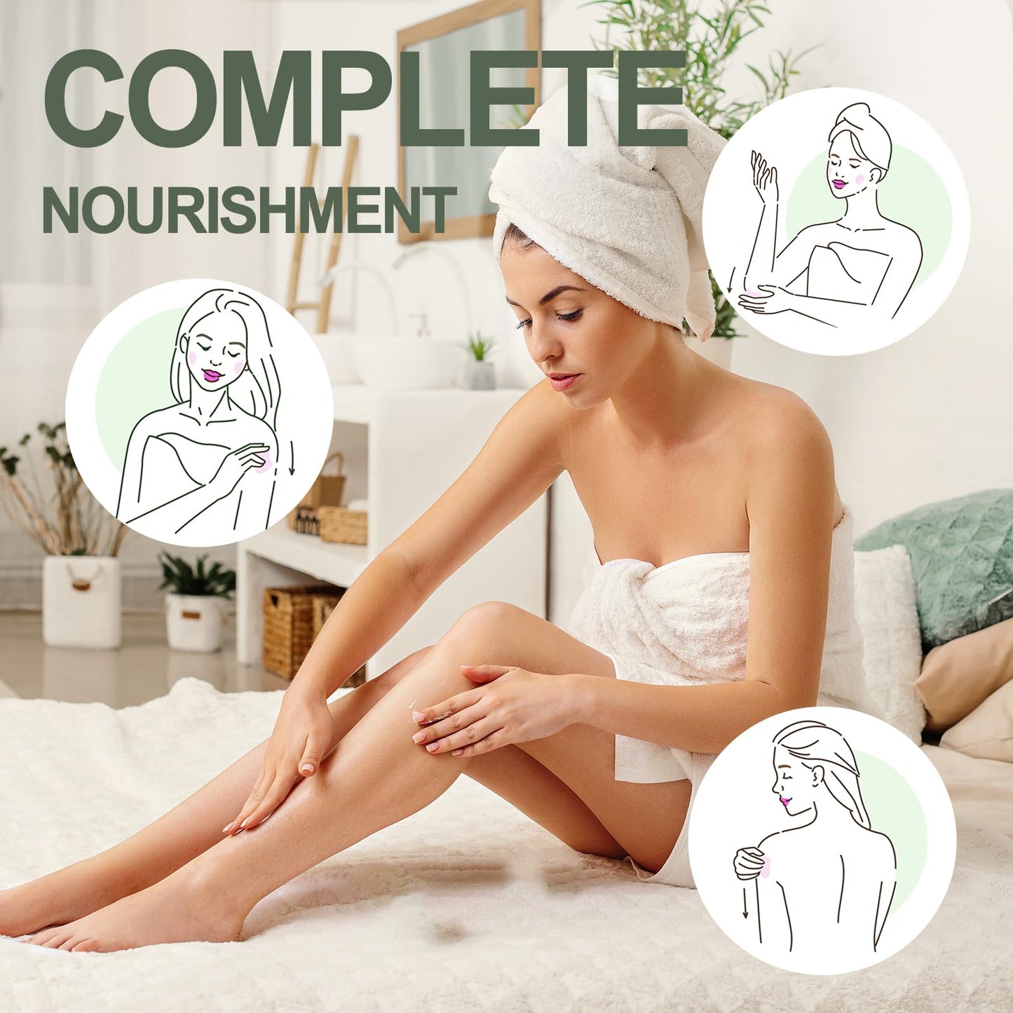 Beef Tallow Body Lotion for Skin, Grass-Fed Daily Moisturizing Cream for Dry, Mature & Crepey Skin, Face & Body – Pure & Organic Moisturizer with Jojoba Oil, Vitamin E (10.14 Fl Oz, Vanilla)
