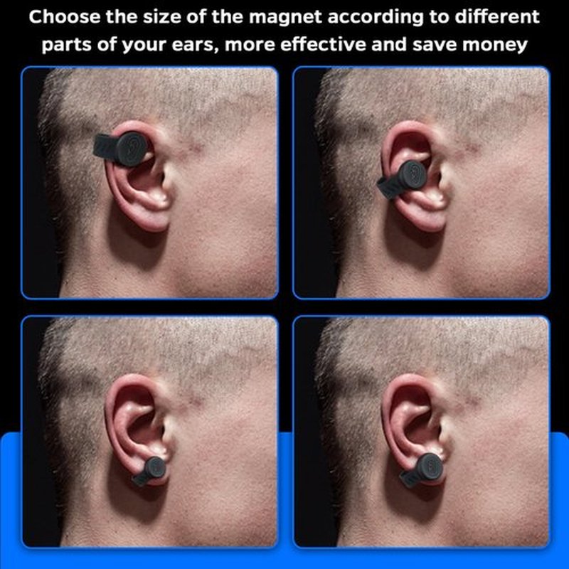 Cauliflower Ear Magnet - Effective Magnets Compression Kit - Prevention & Treatment of Hematomas & Keloid in BJJ, Wrestling, MMA, Grappling, Muay Thai, Rugby (Small, Middle and Large, Each 1 PCS)