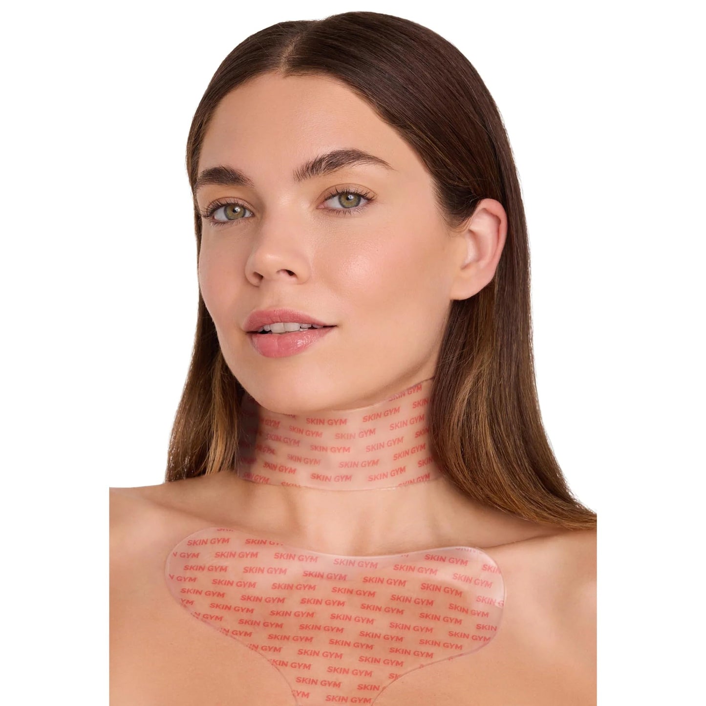 SKIN GYM Reusable Neck Wrinkle Patch – Medical-Grade Silicone Neck Patch to Smooth Fine Lines & Wrinkles, Hydrating Anti-Aging Décolletage Treatment, Reusable Skincare