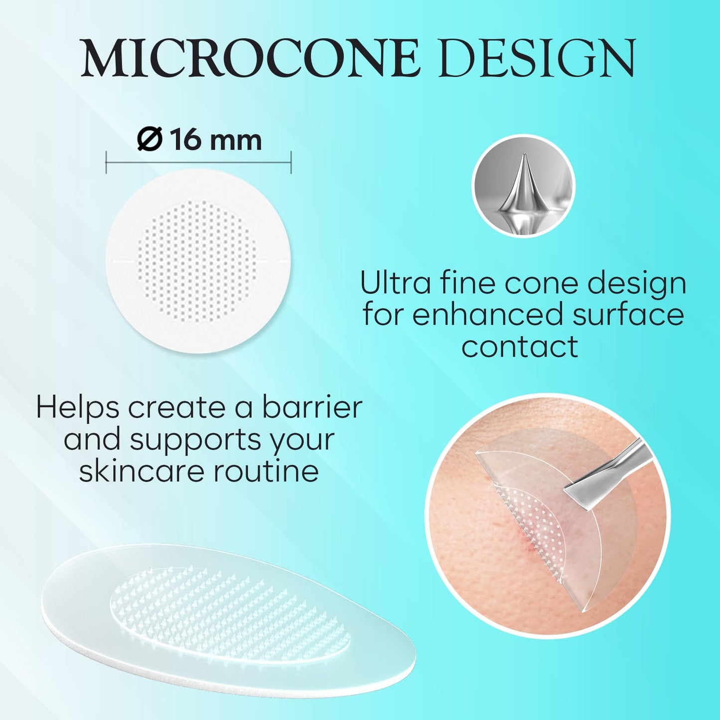 BLOOMORA Microdart Pimple Patch for Early Stage pimples, Salicylic Acid Pimple Patches Microdart Technology, Pimple Spot Care with Niacinamide, Salicylic & Hyaluronic Acid (24 Count) - GEN2