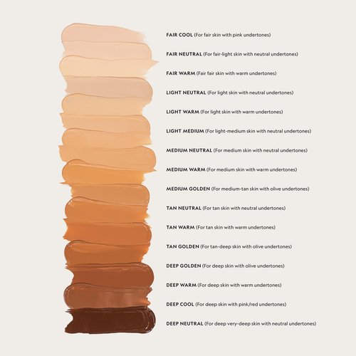 YENSA BC Foundation - Full Coverage, Skin Superfood, Hydrating Serum & SPF 40 Sunscreen (Deep Neutral) 1 fl oz