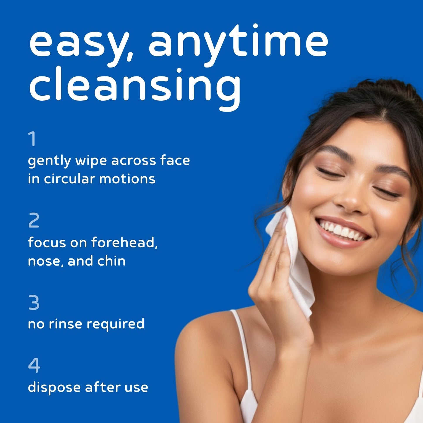 PB & JAY Collagen Makeup Remover Wipes | Korean Face Wipes (30 Count)