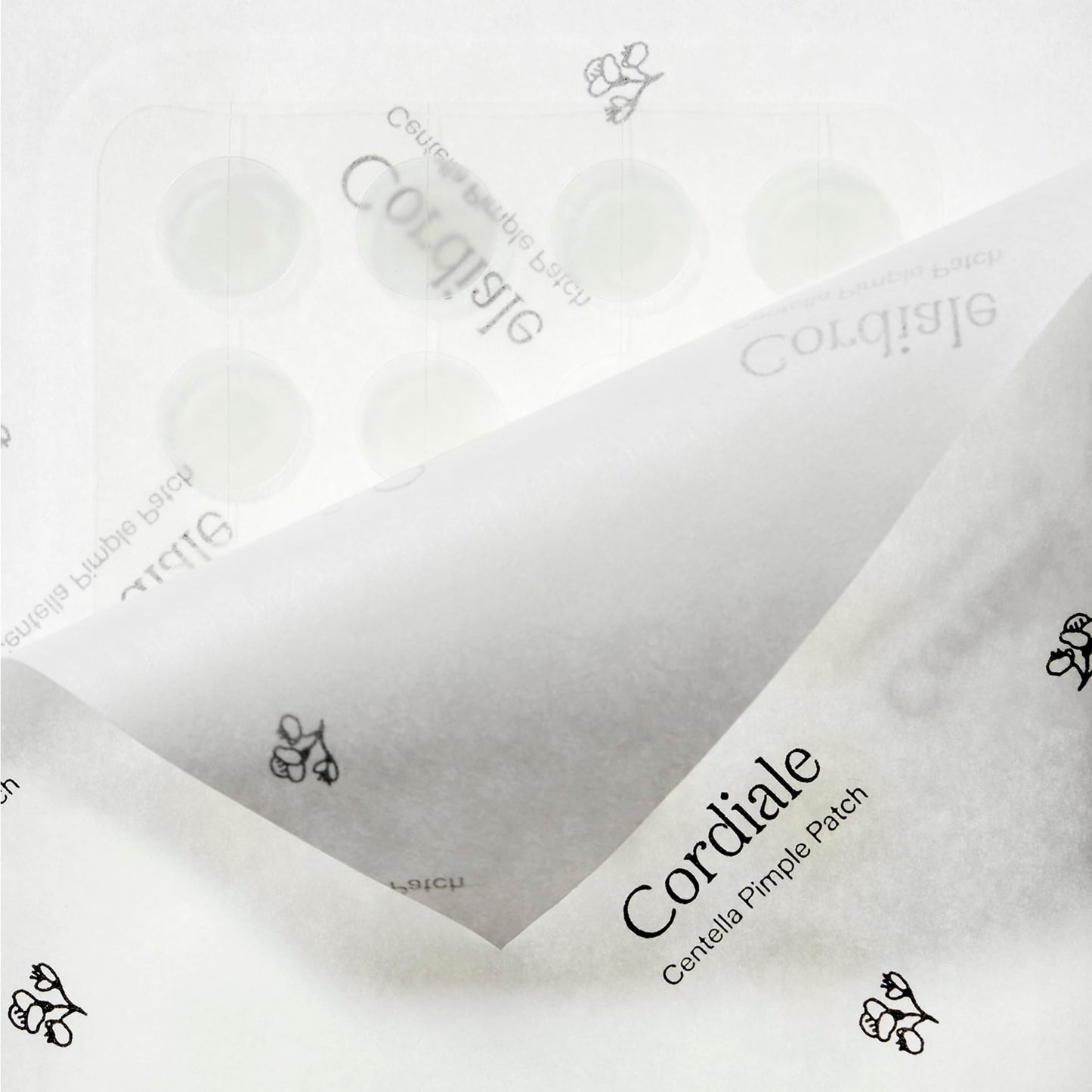 Cordiale Centella Pimple Patches with Salicylic Acid & Hyaluronic Acid, Hydrocolloid Acne Spot Patches for Face & Chin, Invisible Zit/Blemish Stickers, Korean Skin Care (78 Count, 2 Sizes)