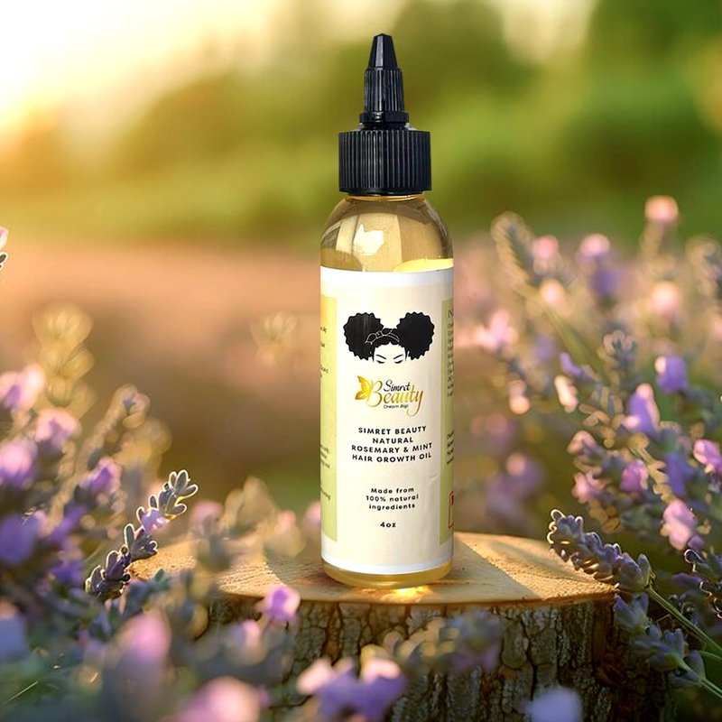 Rosemary Oil for Hair Growth - Natural Mint-Infused Essential Oil for Strong, Healthy Hair | 4 oz