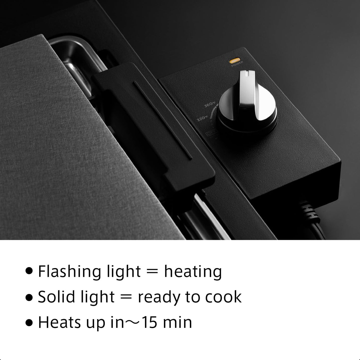 BALMUDA The Teppanyaki | Electric Griddle | 15” W x 9.6” D Cooking Surface | 6.6mm Thick Plate | Precise Temperature Control (320°F–430°F) | 360 Design | Perfect for Steak, Okonomiyaki, Crepes, & More