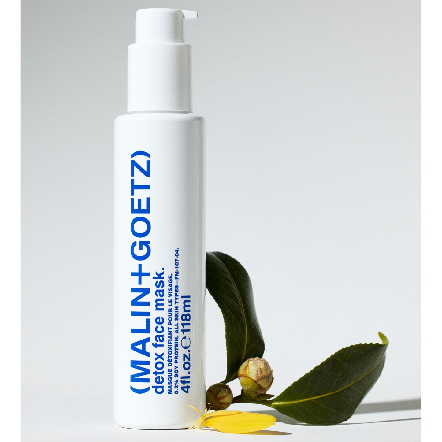 MALIN+GOETZ Detox Face Mask | 5-Minute Oxygenating Gel | Camellia Leaf, Vitamins C & E, Soy & Squalane | Purifies, Brightens, Hydrates | Vegetarian, Cruelty-Free | Allure Beauty Award Winner (4 Fl Oz)