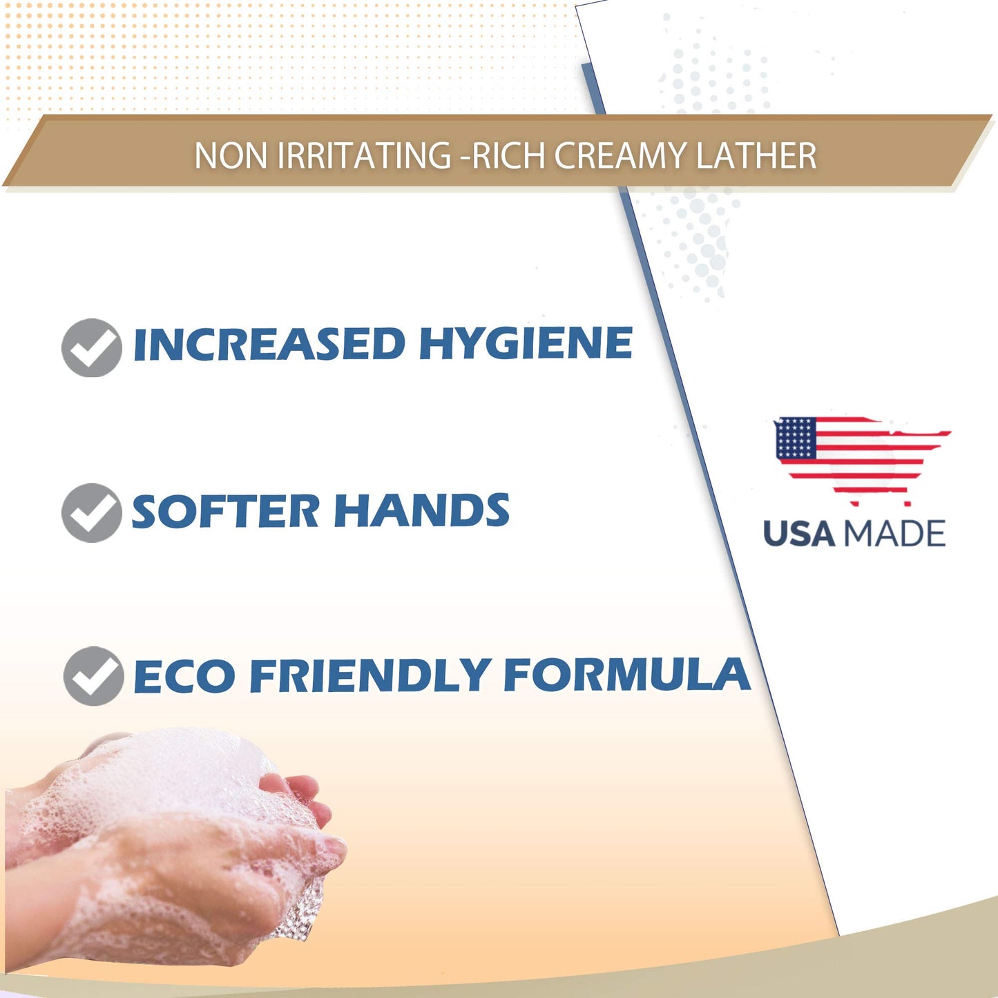 GreenFist Lotionized Hand Soap [ Liquid Gel Refill ] Made in USA, 128 Ounce (1 Gallon) (Honey Suckle)