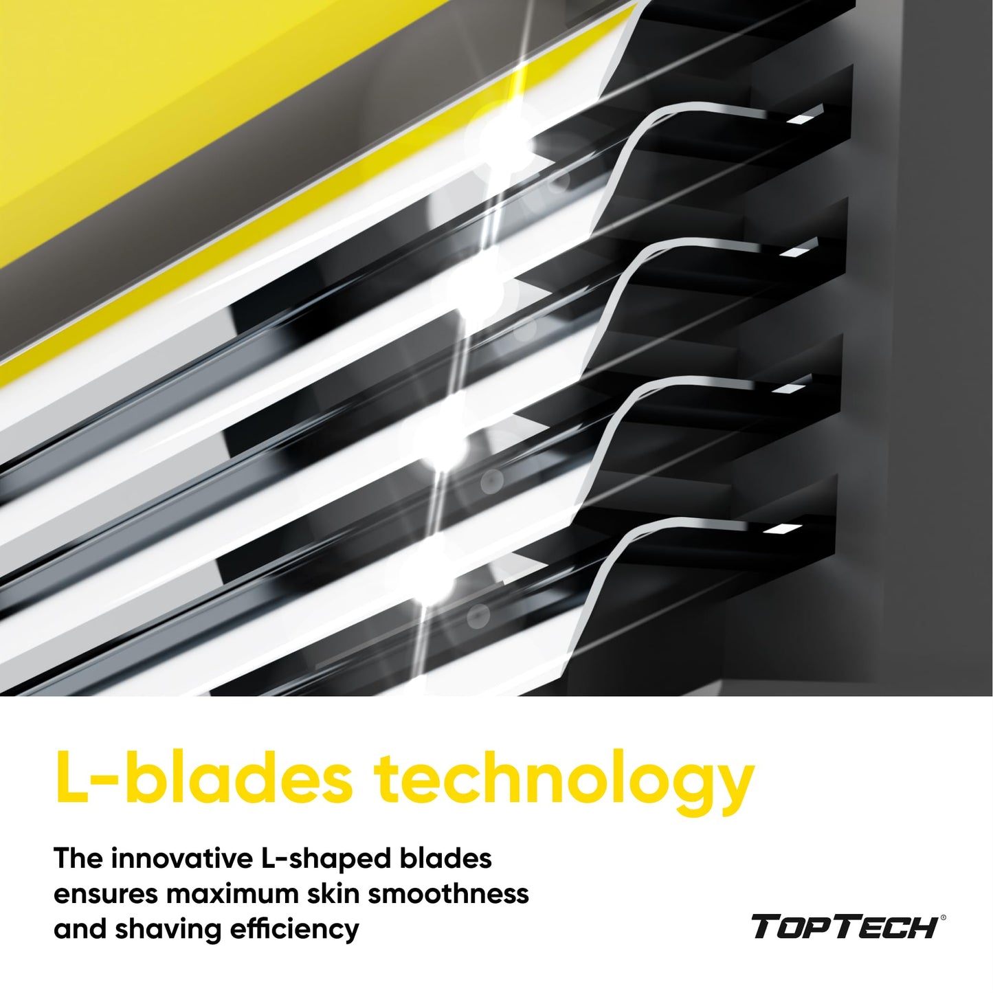 TopTech ULTRA 5 Razors for Men - Manual Shaving Razor & Refills - (Handle + 17 Replaceable Cartridges) - 5 Blades Technology - Fits Gillette Fusion - Soft Shave & Super Sharp - Cost-effective Refill