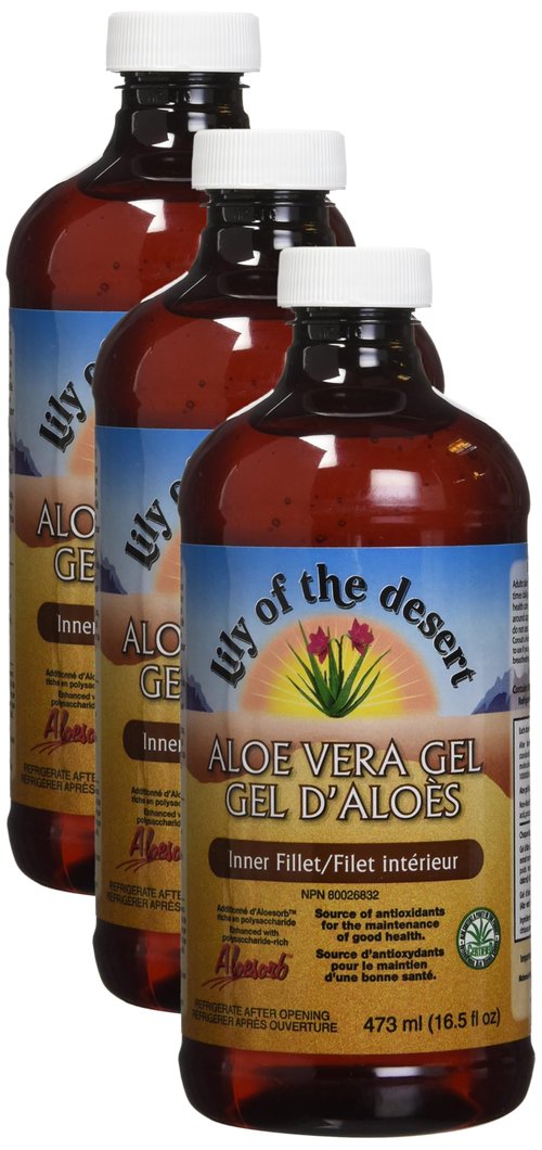 Lily Of The Desert Aloe Vera Gel 16 oz (Pack of 3)