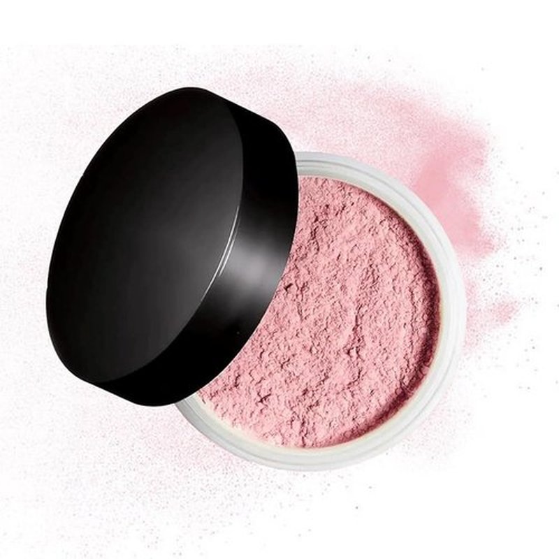 Blurring Setting Powder, Pink Setting Powder, Blurring Powder for All Skin Types, Water-proof and Long-lasting, Daily Make up (Pink)