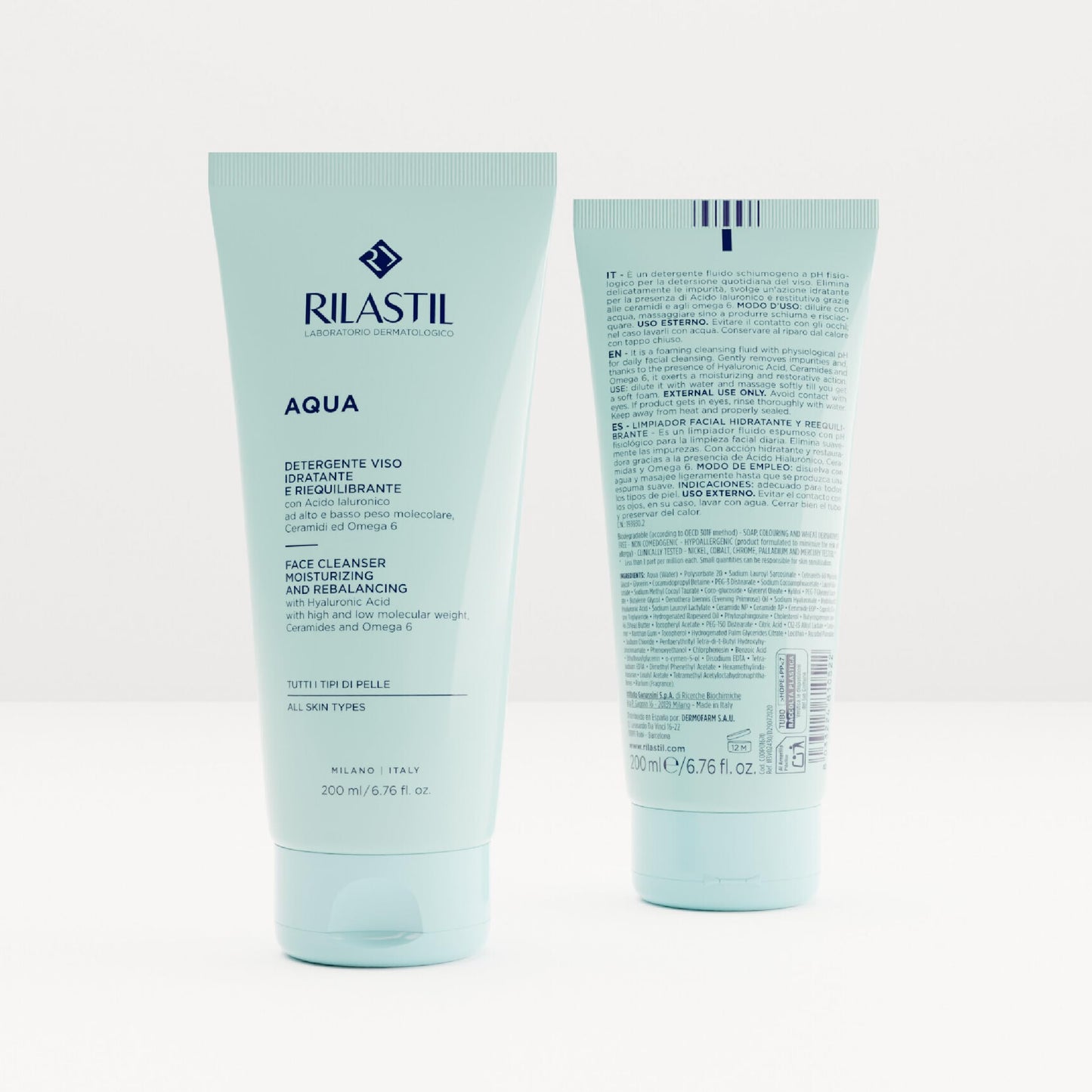 Rilastil Aqua Face Cleanser - 200 ml