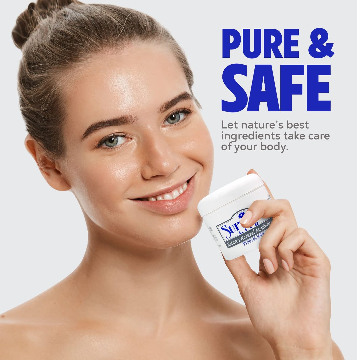 superlan Moisturizer Lanolin Cream 4 oz with Jojoba Oil for Hot, Dry & Cold Weather - Lightweight Creamy Formula with Medical-Grade Lanolin & Jojoba Oil - Moisturizer for Hands, Feet, Body, and More