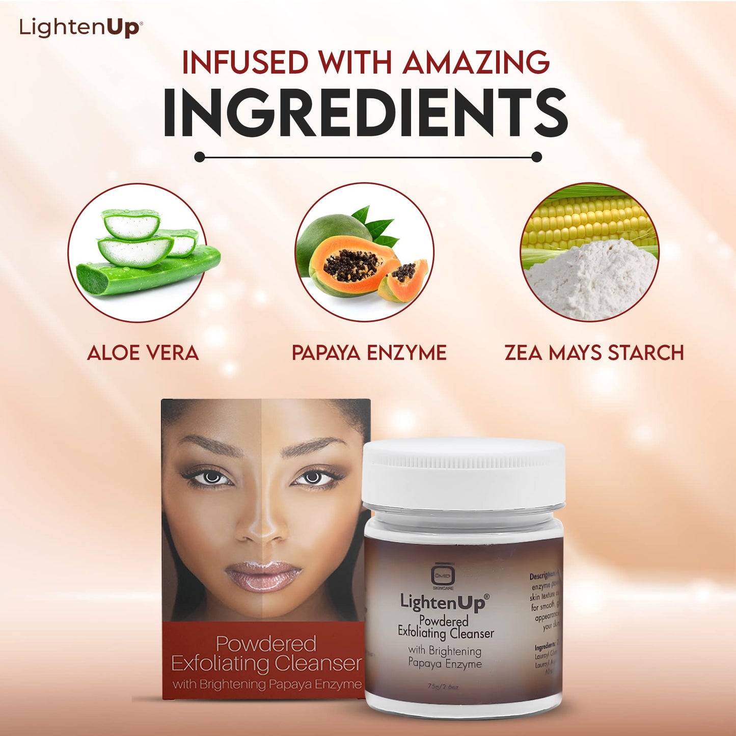 LightenUp Powdered Exfoliating Cleanser 75g